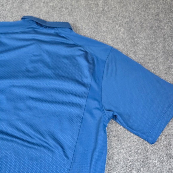 Nike Golf Dri-FIT Polo Shirt Royal Blue Short Sleeve Men's Medium - Picture 15 of 15